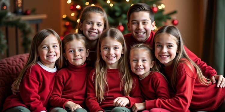 geschwister weihnachtsoutfit-Titel