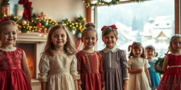 kinder festliche kleidung weihnachten