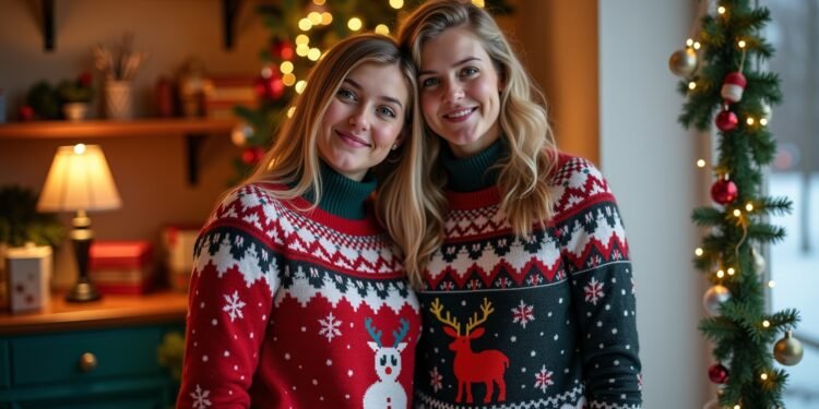 kitschige weihnachtspullover-Titel