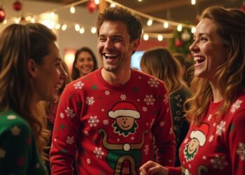 lustige weihnachtspullover-Titel