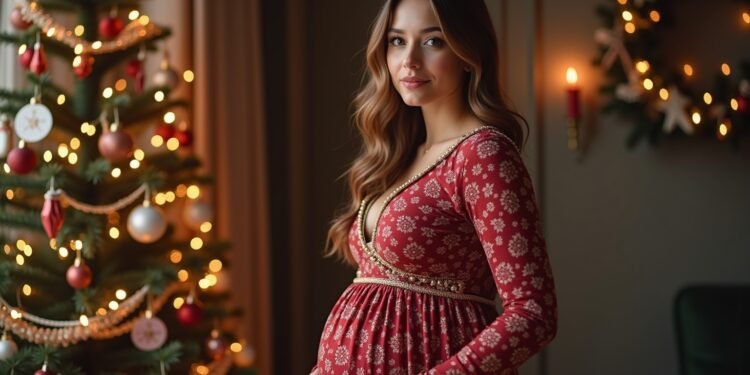 weihnachtsoutfit schwanger-Titel