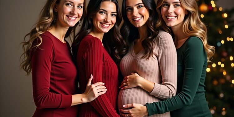 weihnachtsoutfit schwanger-Titel
