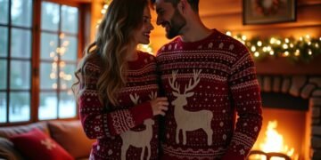 weihnachtspullover paare-Titel